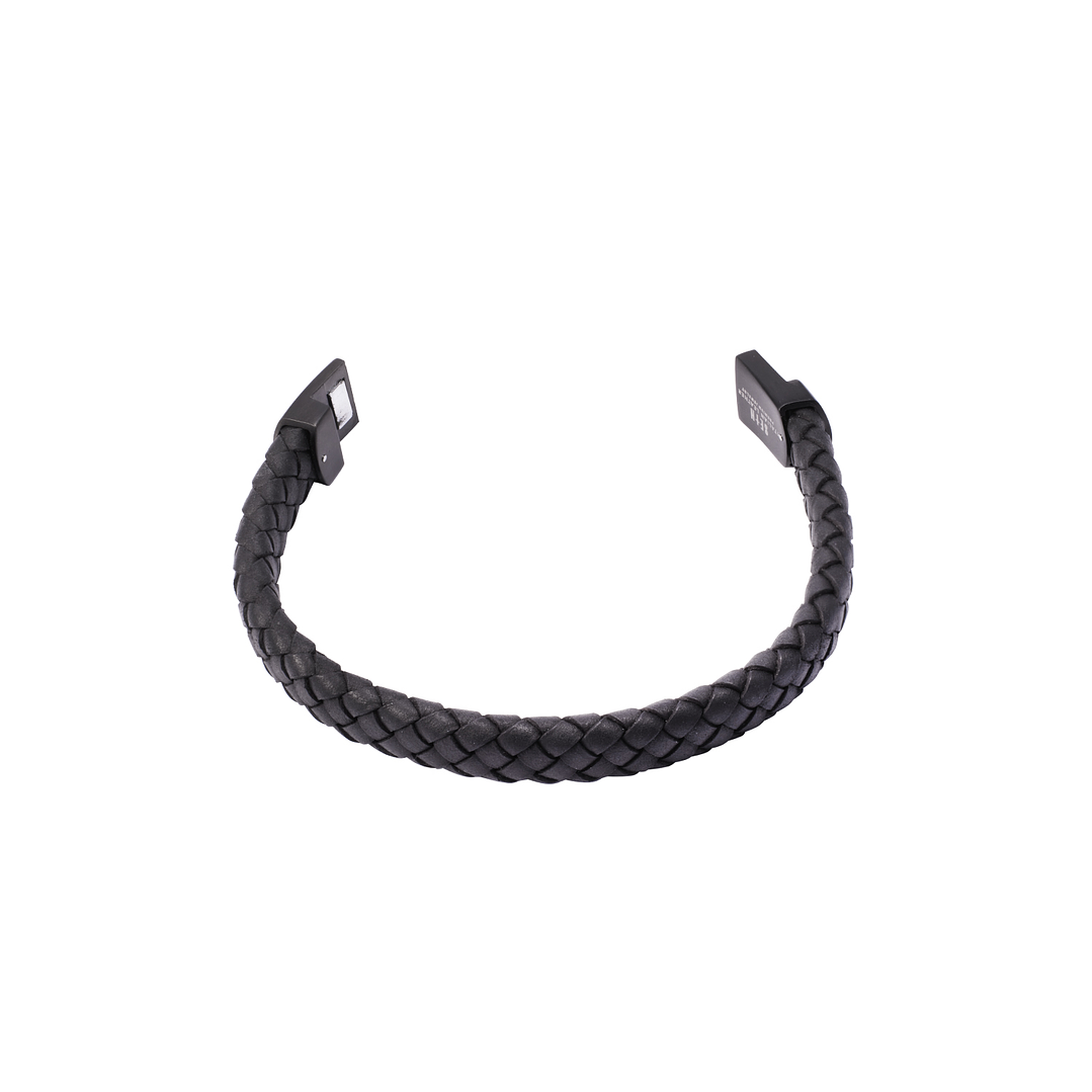 Pulsera de cuero Seth Milan Oscura 3