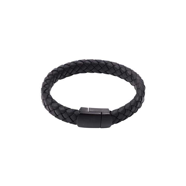 Pulsera de cuero Seth Milan Oscura 1