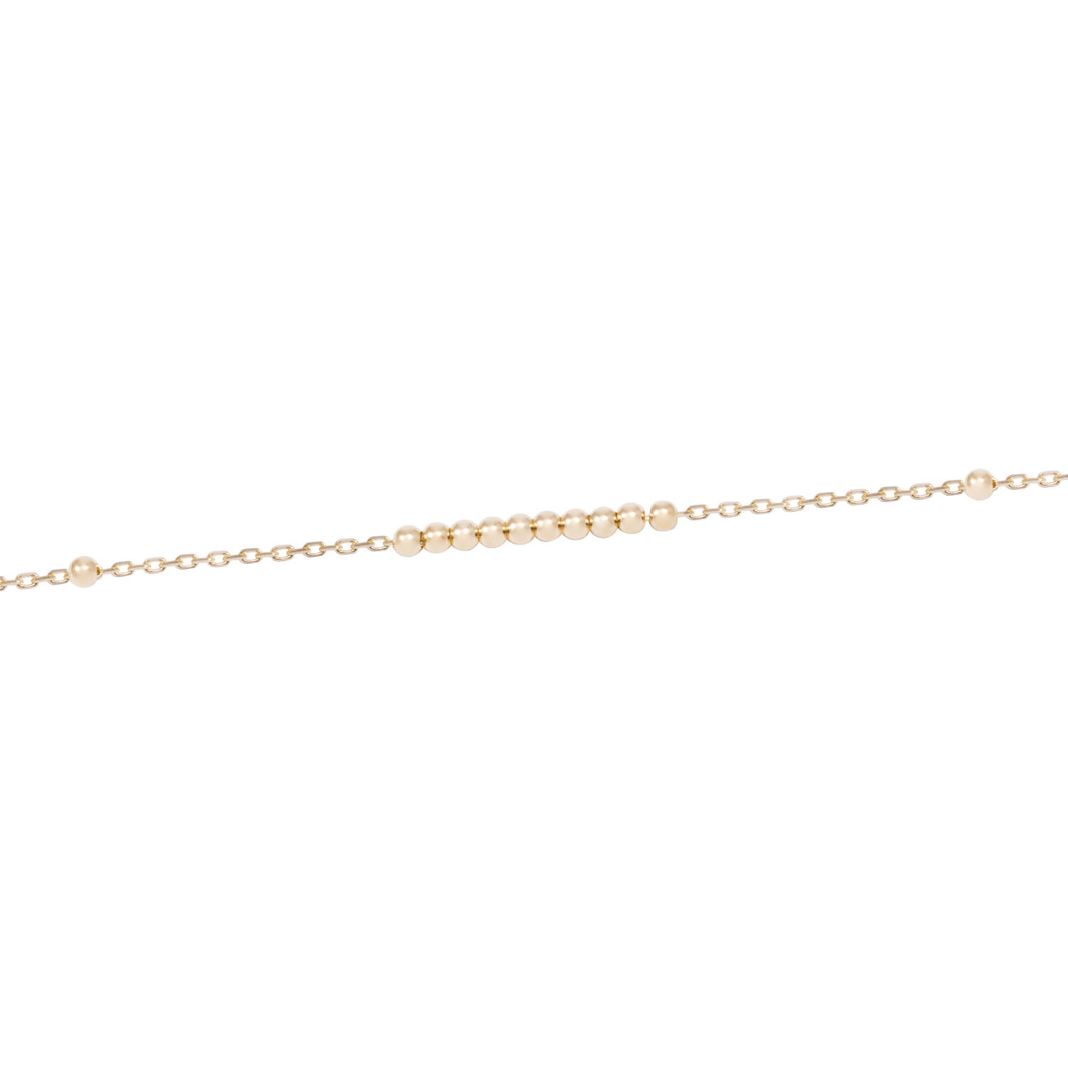 Pulsera Oro Amarillo 18kt Pelotitas 2