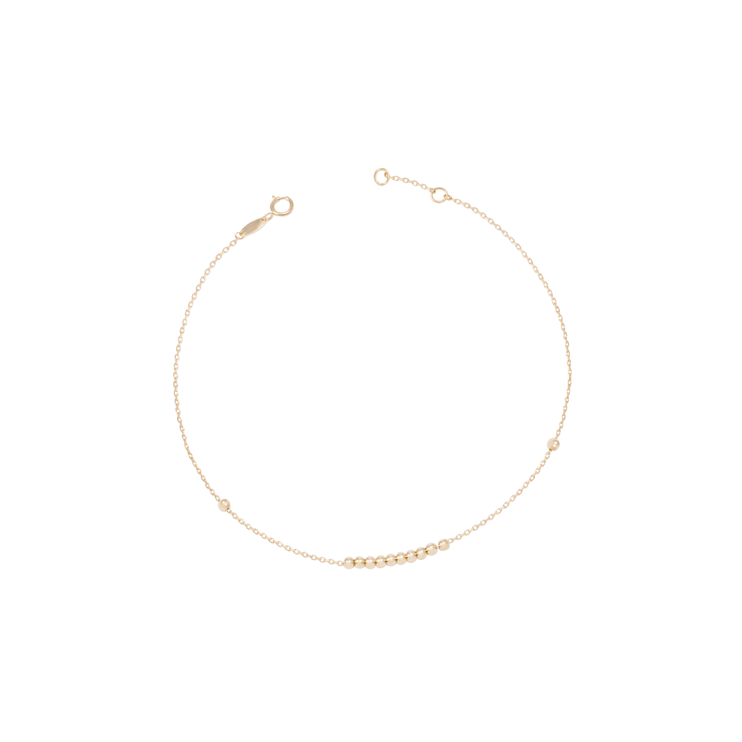 Pulsera Oro Amarillo 18kt Pelotitas 1