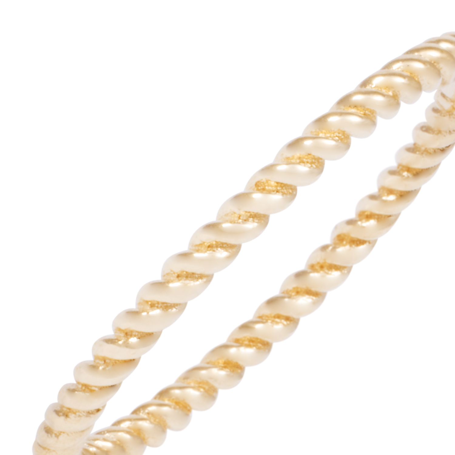 Anillo Oro Amarillo 18kt Trenzado Clásico 2