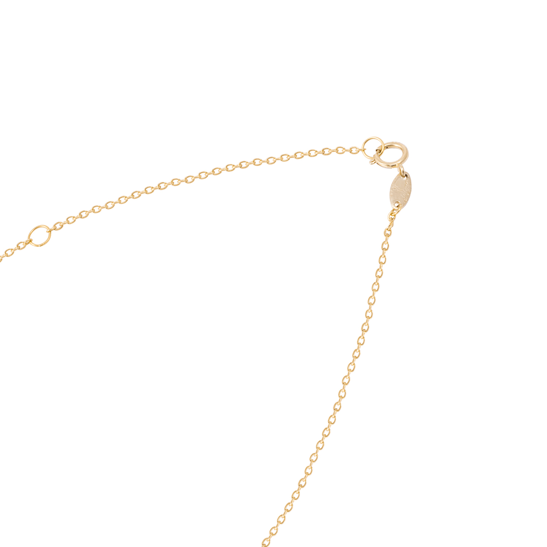 Collar de Oro Amarillo 18kt Tricolor con Esferas Centricas 3