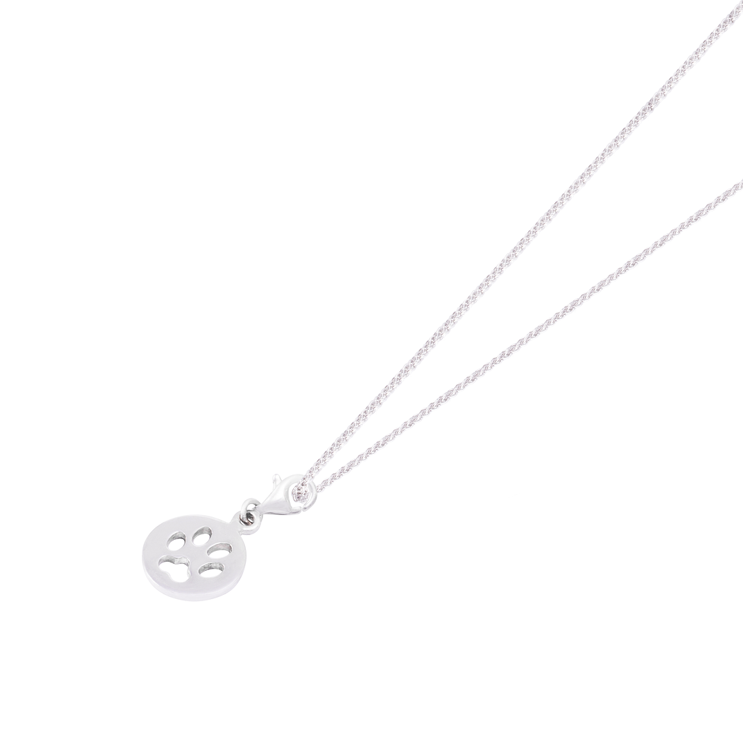 Colgante de Plata Esterlina 925 Patita de Perro 3