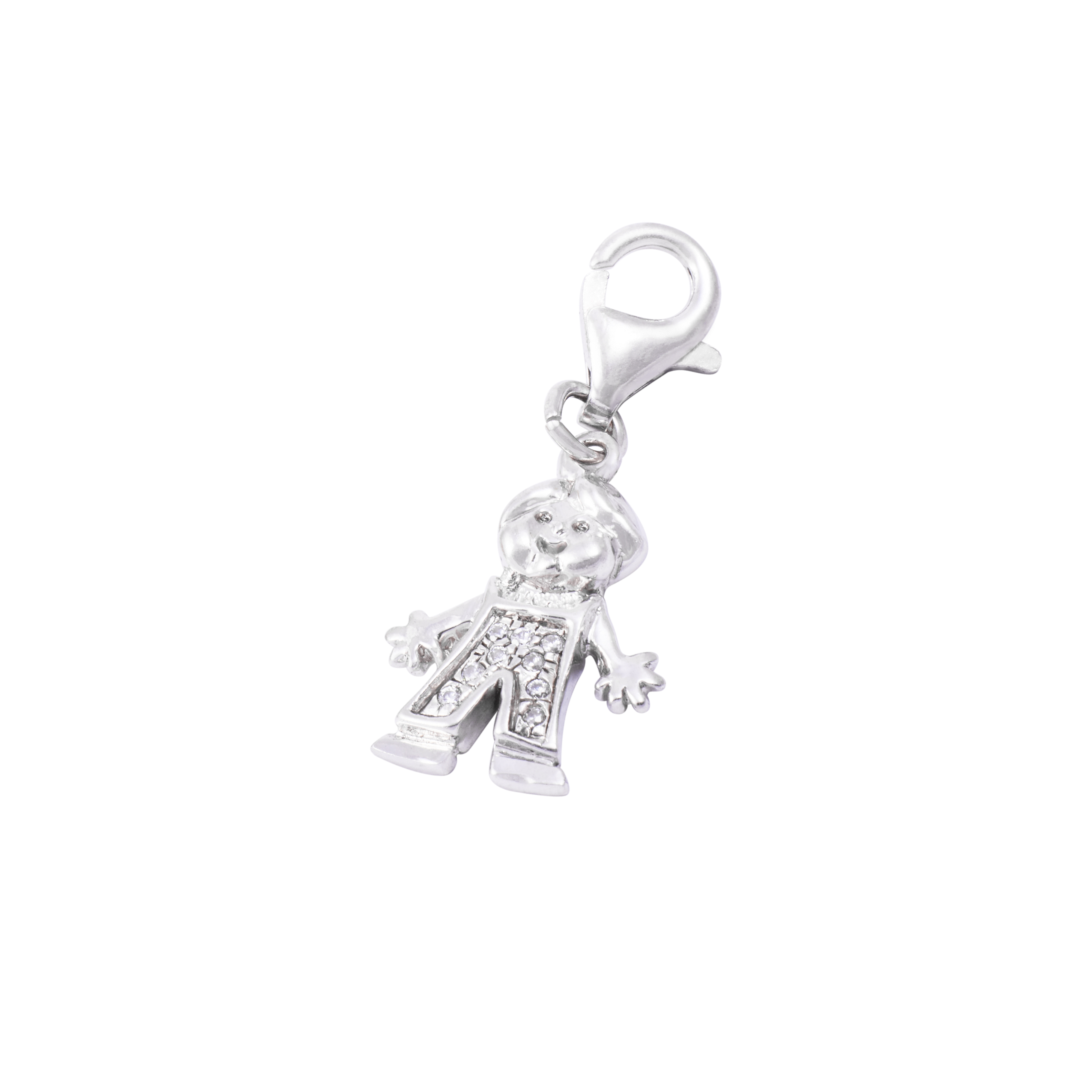 Colgante de Plata Esterlina 925 Niño Circonita 1