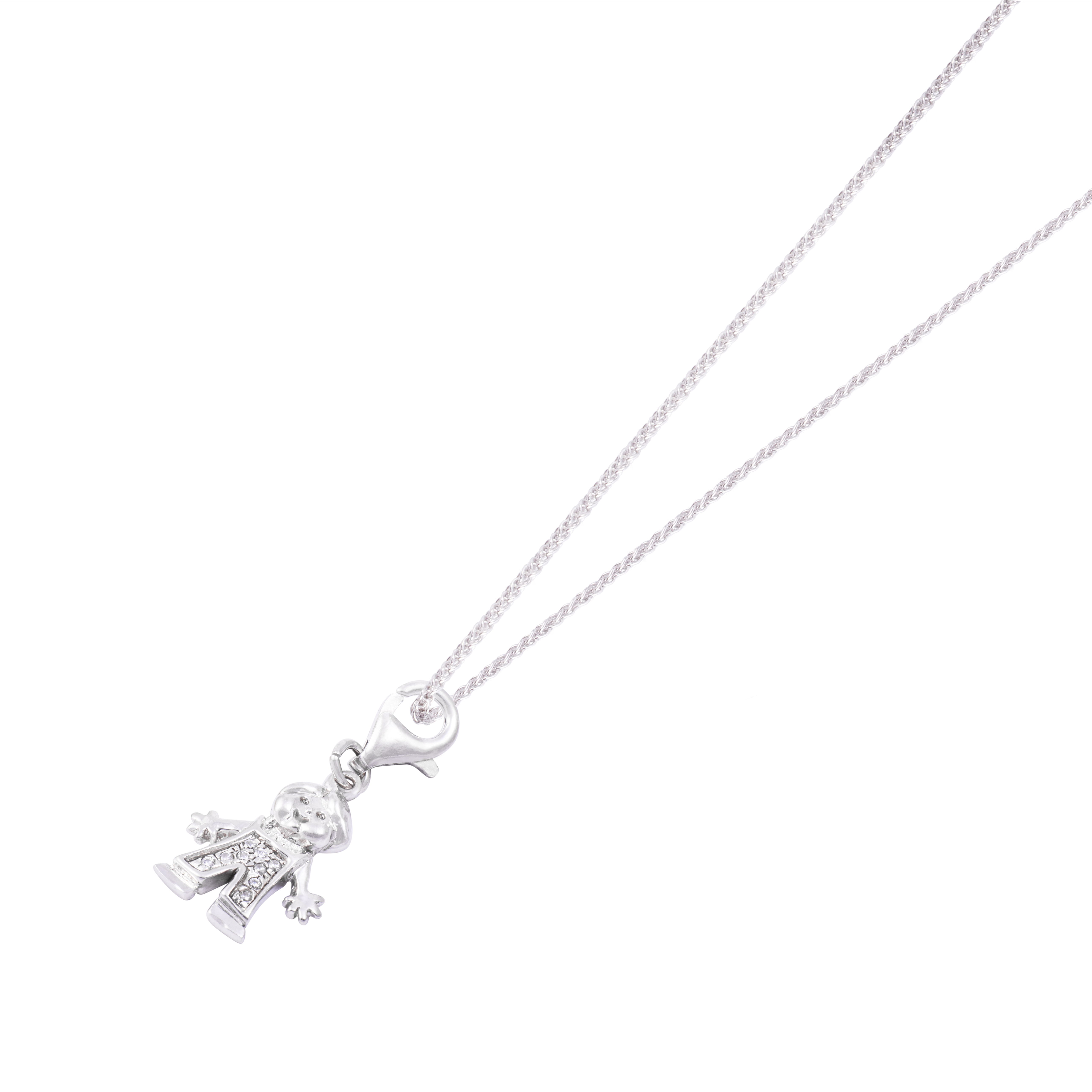 Colgante de Plata Esterlina 925 Niño Circonita 2