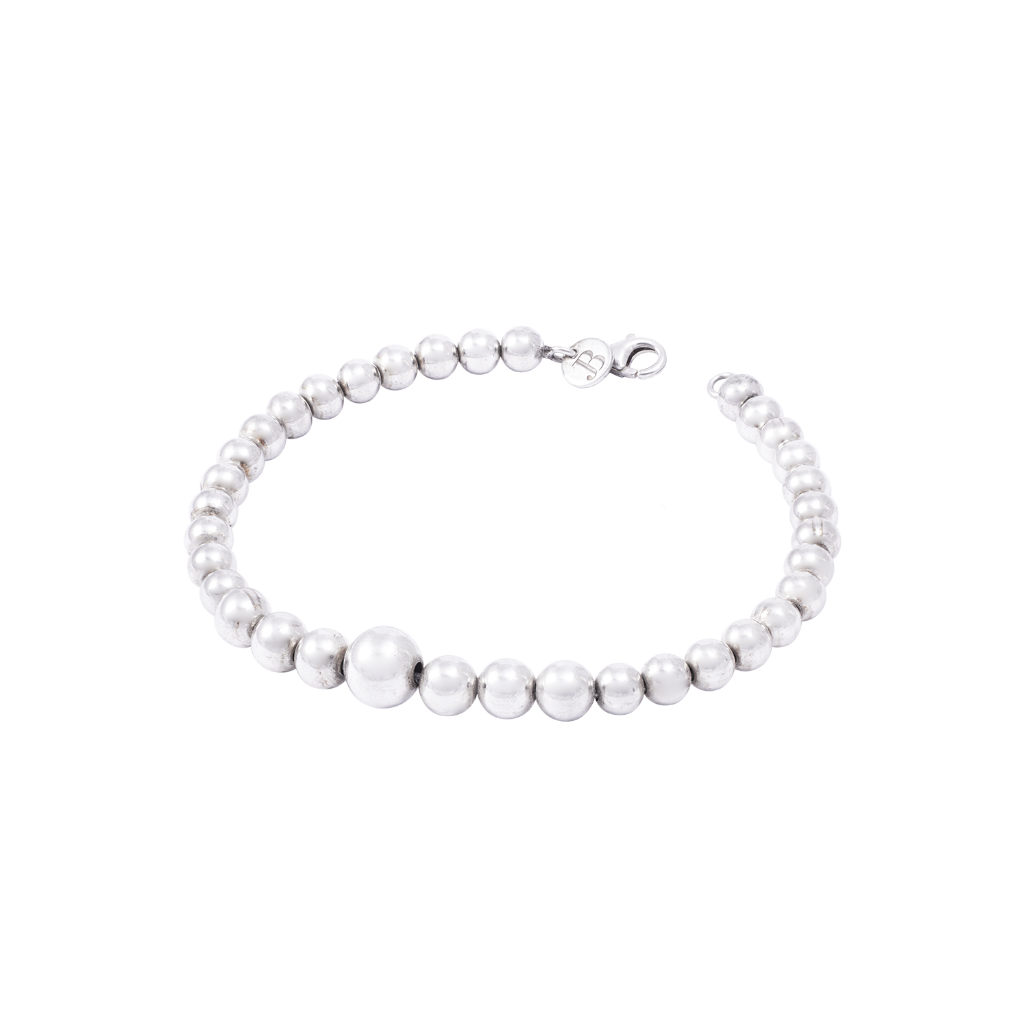 Pulsera de Plata Esterlina 925 Pelotitas Pequeñas 3