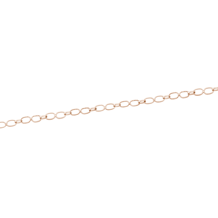 Pulsera Oro Miel 18kt Eslabon Torcido 3