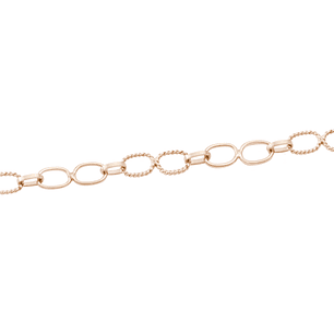 Pulsera Oro Miel 18kt Eslabon Torcido