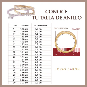Anillo Oro Miel 18kt Doble Circonita