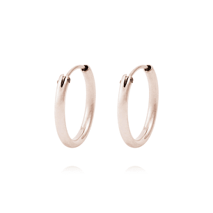 Aros Oro Miel de 18kt Argolla