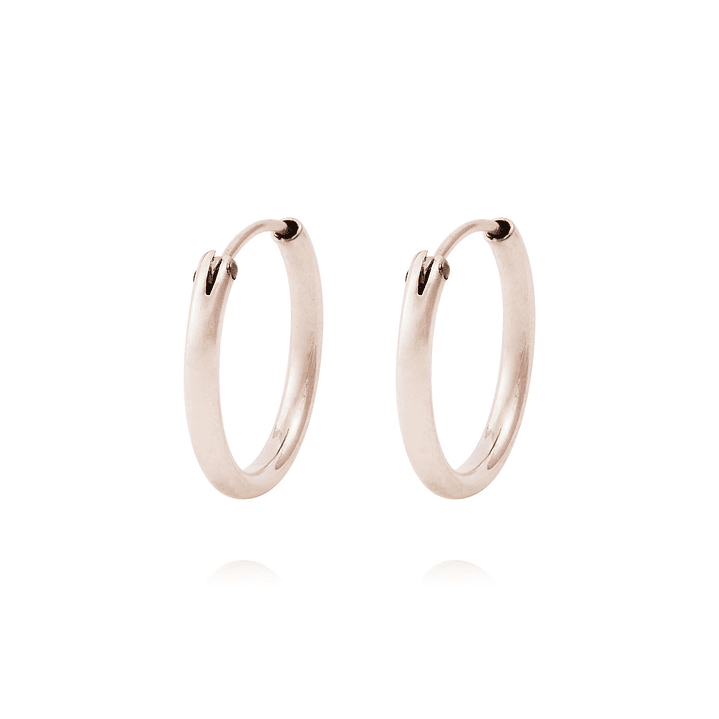 Aros Oro Miel de 18kt Argolla 1