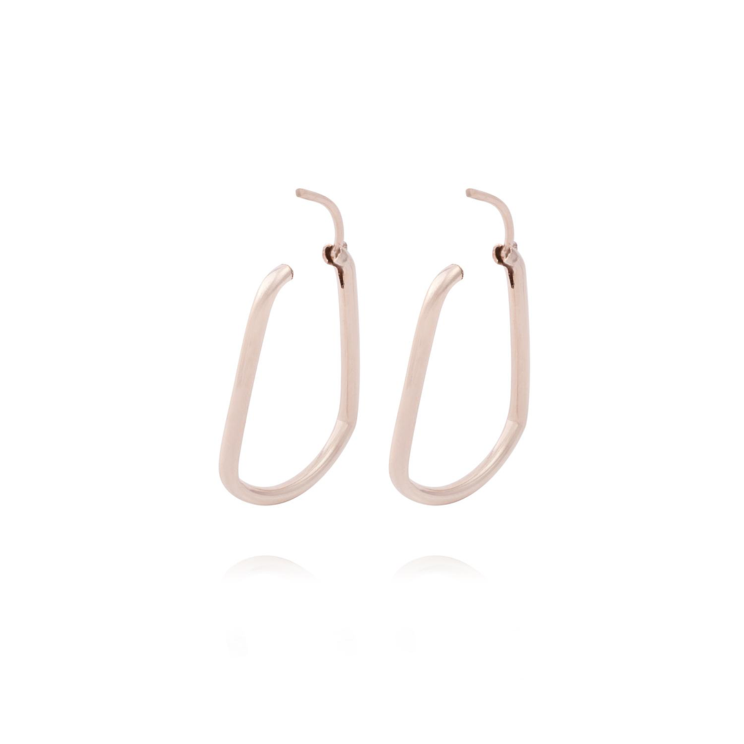 Aros Oro Miel de 18kt Tubo 3