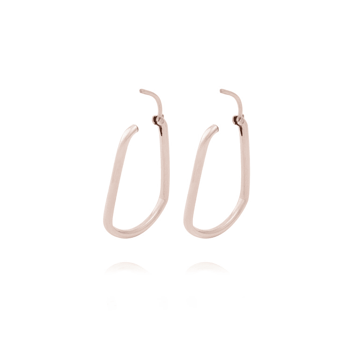 Aros Oro Miel de 18kt Tubo 3