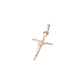 Colgante Oro Miel 18kt Cruz Cristo 15x26 - Miniatura 1