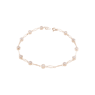 Pulsera Oro Miel 18kt Danza de Circones