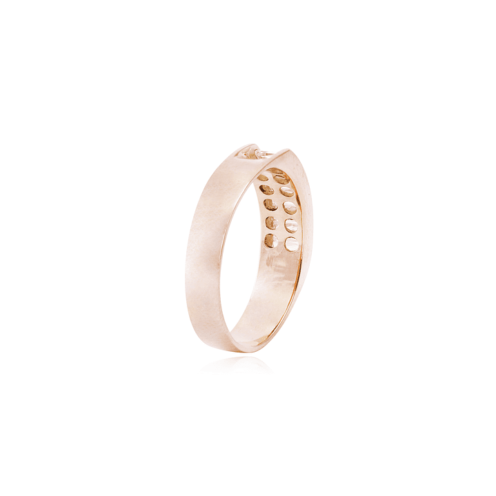 Anillo Oro Miel 18kt Destello 3