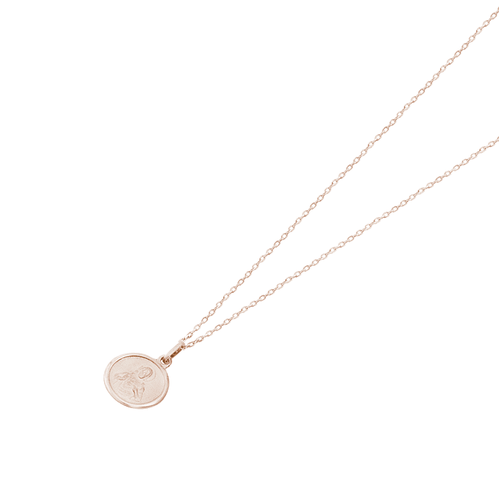 Colgante Oro Miel 18kt Sagrado Corazón con Bisel 3