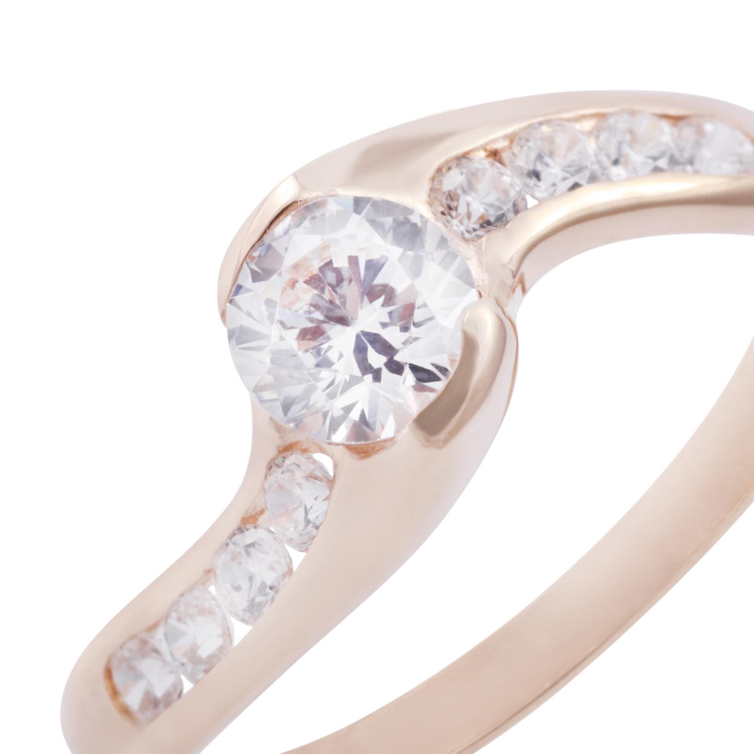 Anillo Oro Miel 18kt Circones en Riel 2