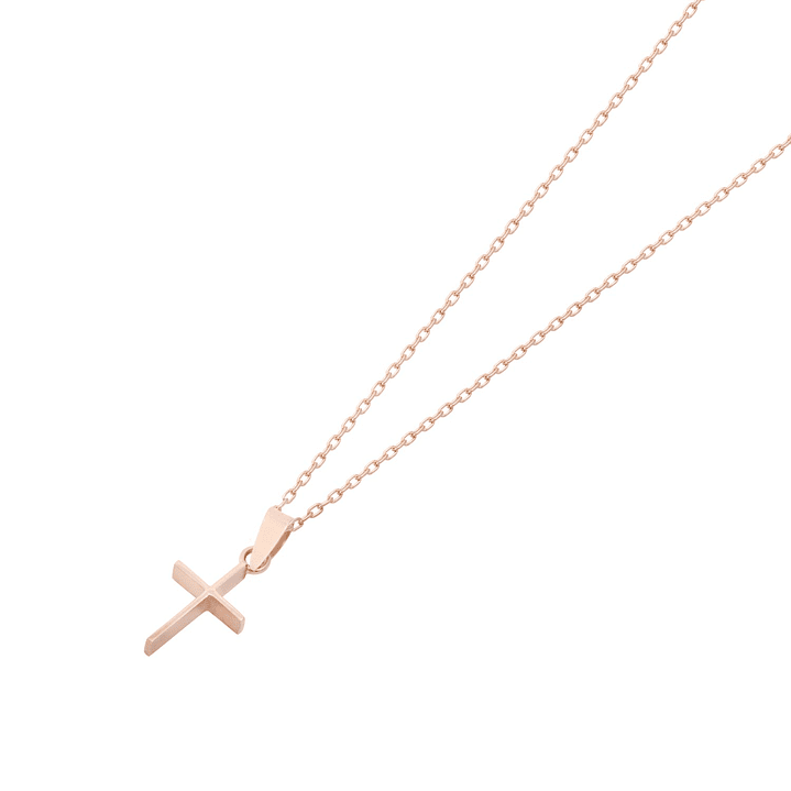 Colgante Oro Miel 18kt Cruz 10x20mm 3