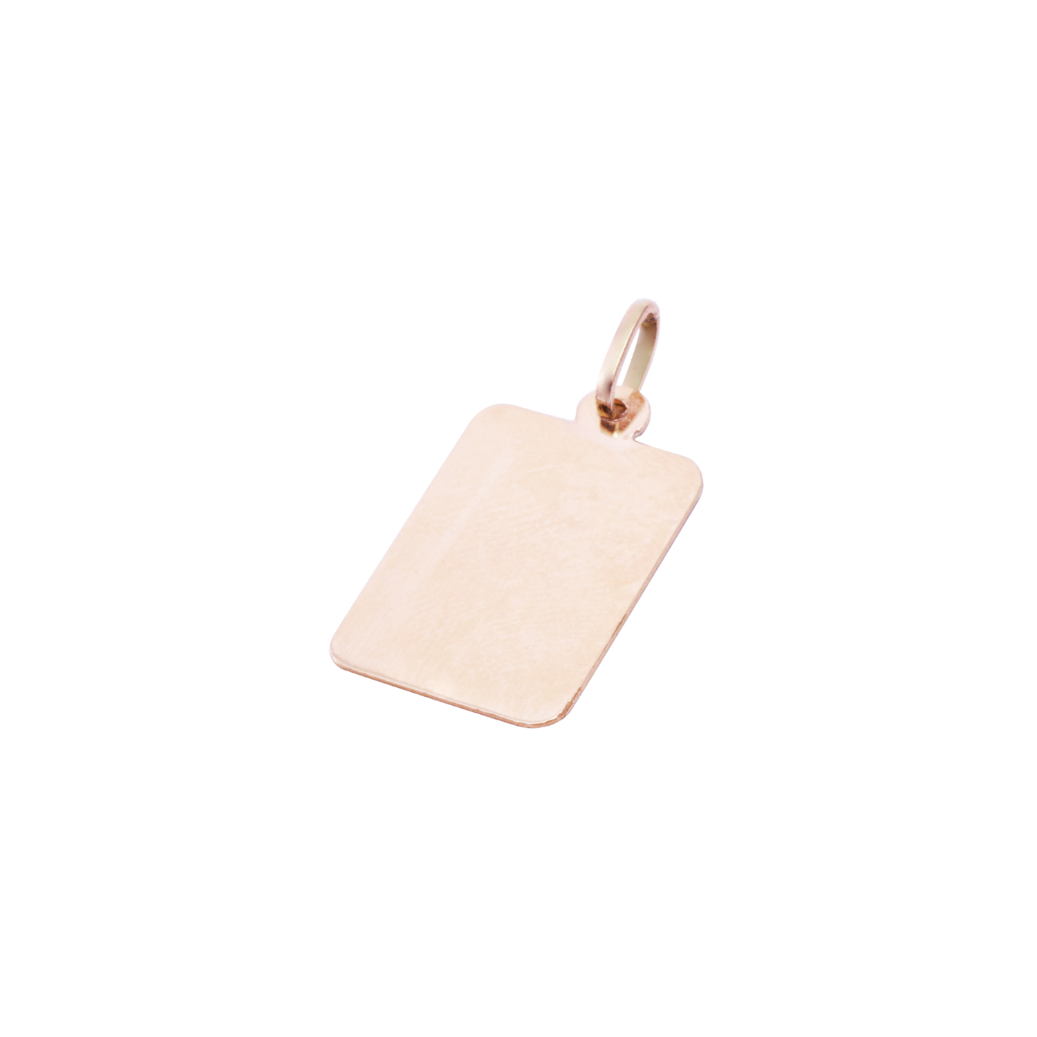 Colgante Oro Miel 18kt Mixta 14x25mm 2
