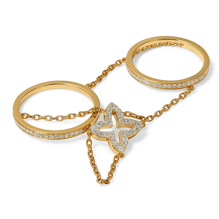 Anillo Oro Amarillo 18kt Diamantes 40 Pts | Danielle Costantini 3