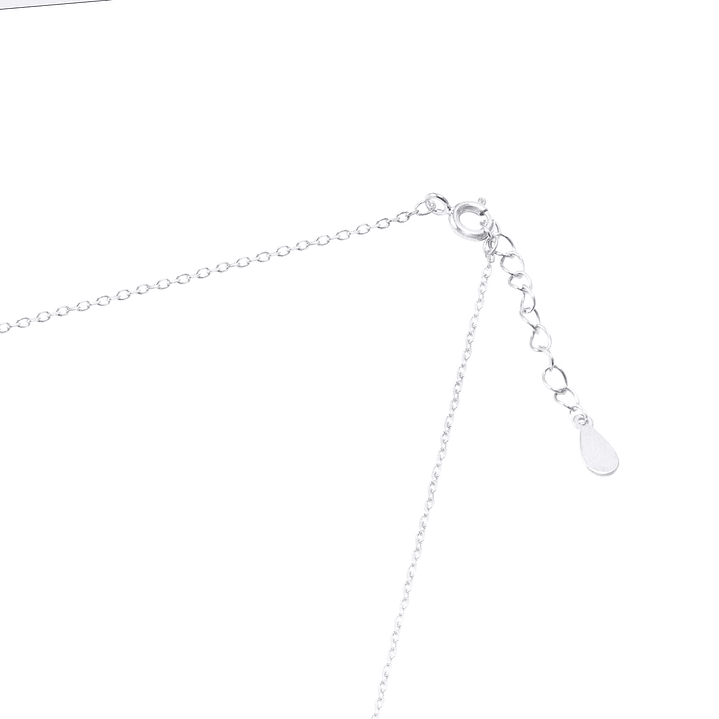 Collar de Plata Esterlina 925 Corazón Circón 3