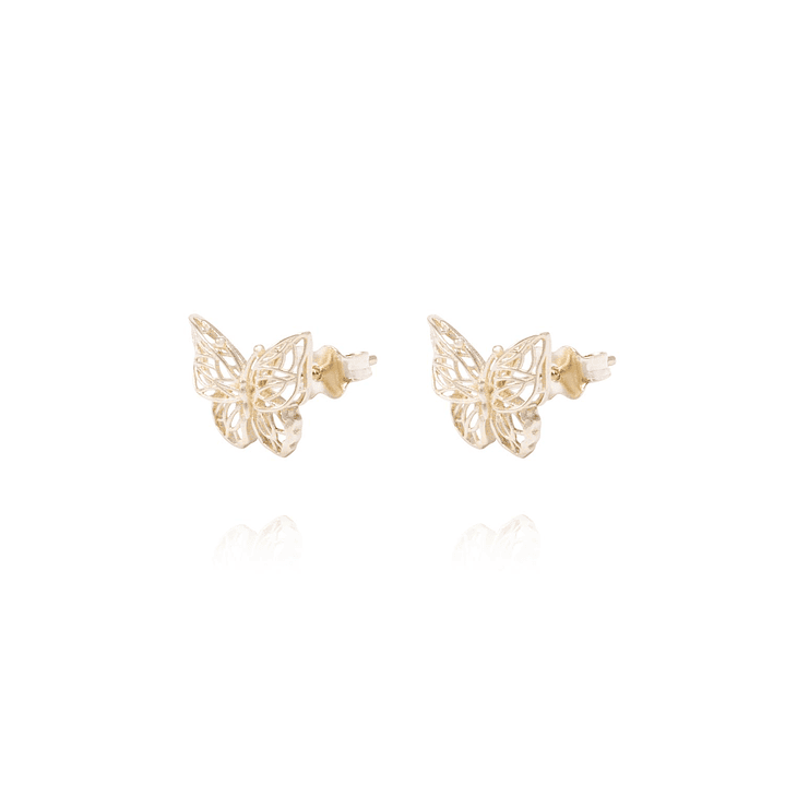 Aros de Oro 18Kt Mariposa 1