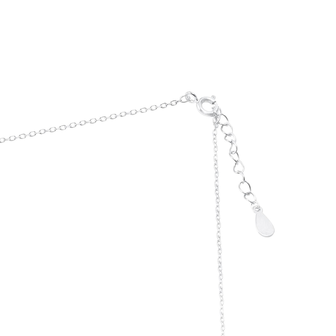 Collar de Plata Esterlina 925 Gota de Agua Con Circon 3