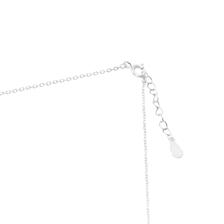 Collar de Plata Esterlina 925 Gota de Agua Con Circon 3