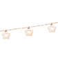 Pulsera en Oro Miel 18kt Margaritas Colgantes - Miniatura 2