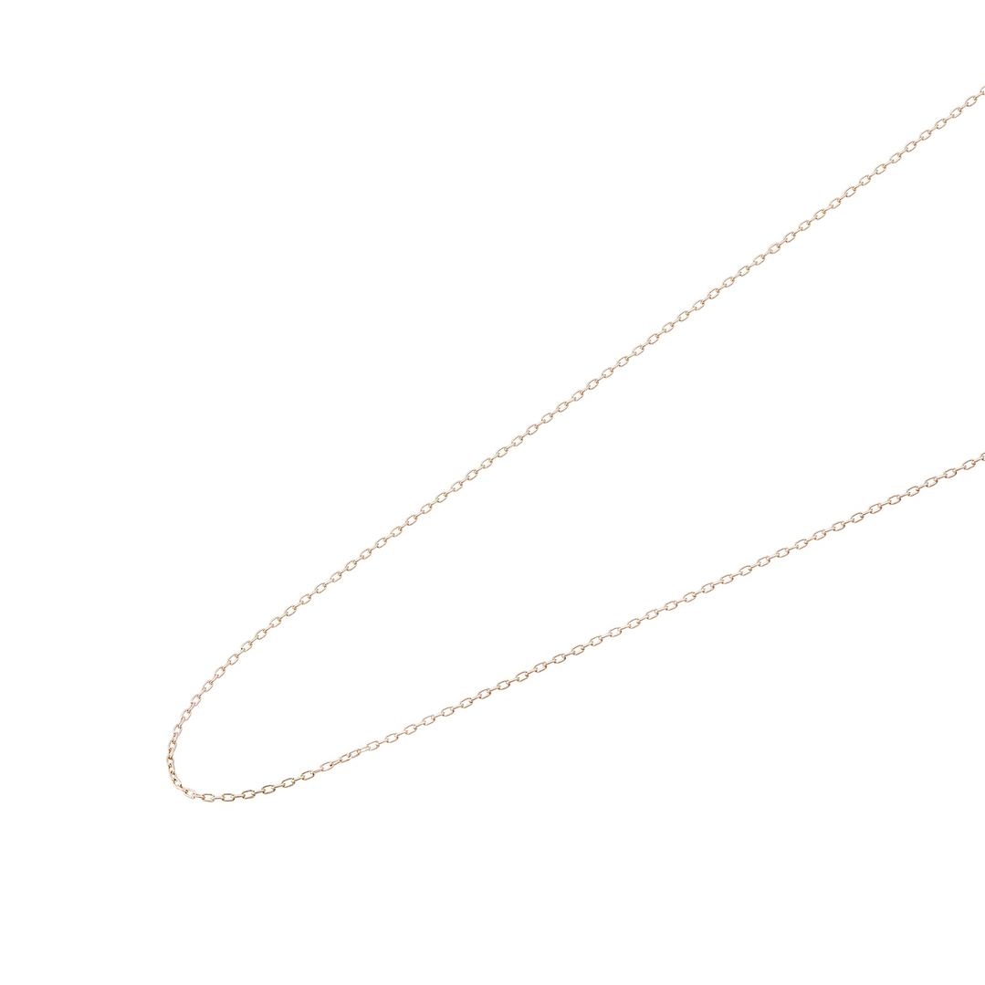 Cadena en Oro Miel 18kt  Limada 1