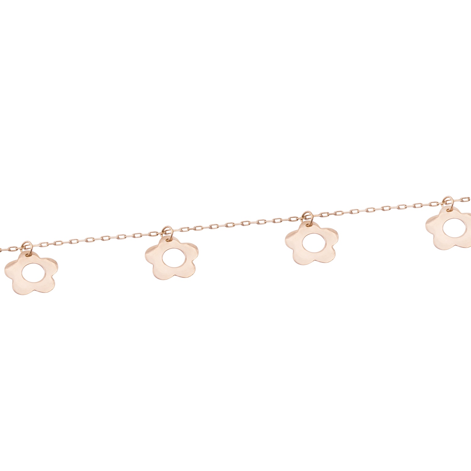 Pulsera en Oro Miel 18kt Margarita 3