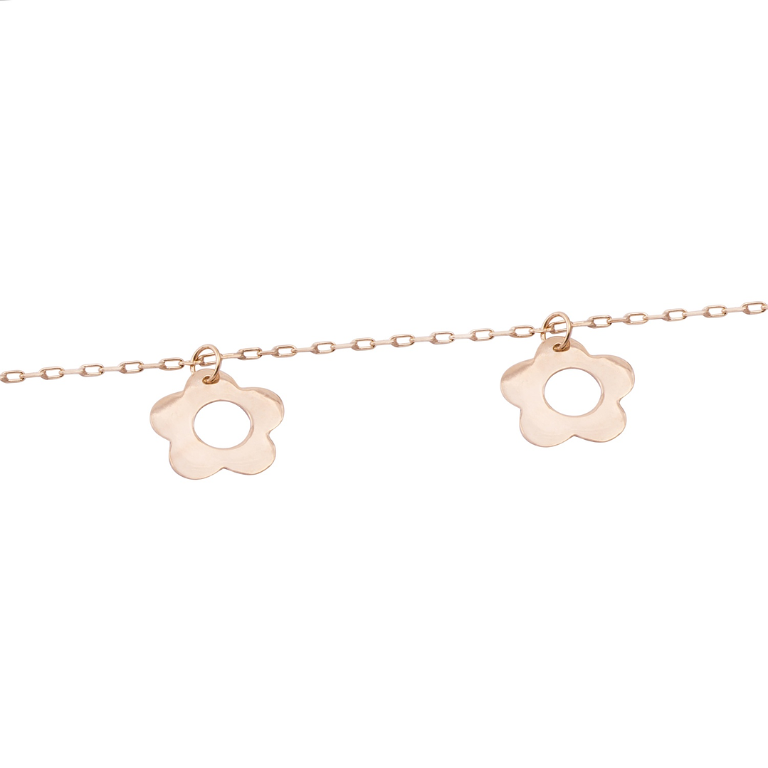 Pulsera en Oro Miel 18kt Margarita 2