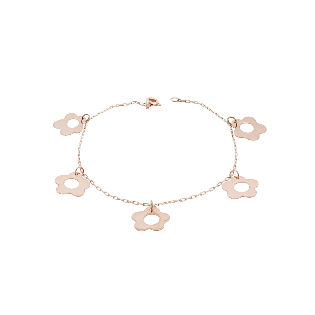 Pulsera en Oro Miel 18kt Margarita 1