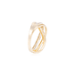 Anillo de Oro 18Kt Bicolor Entrelazado - Miniatura 3