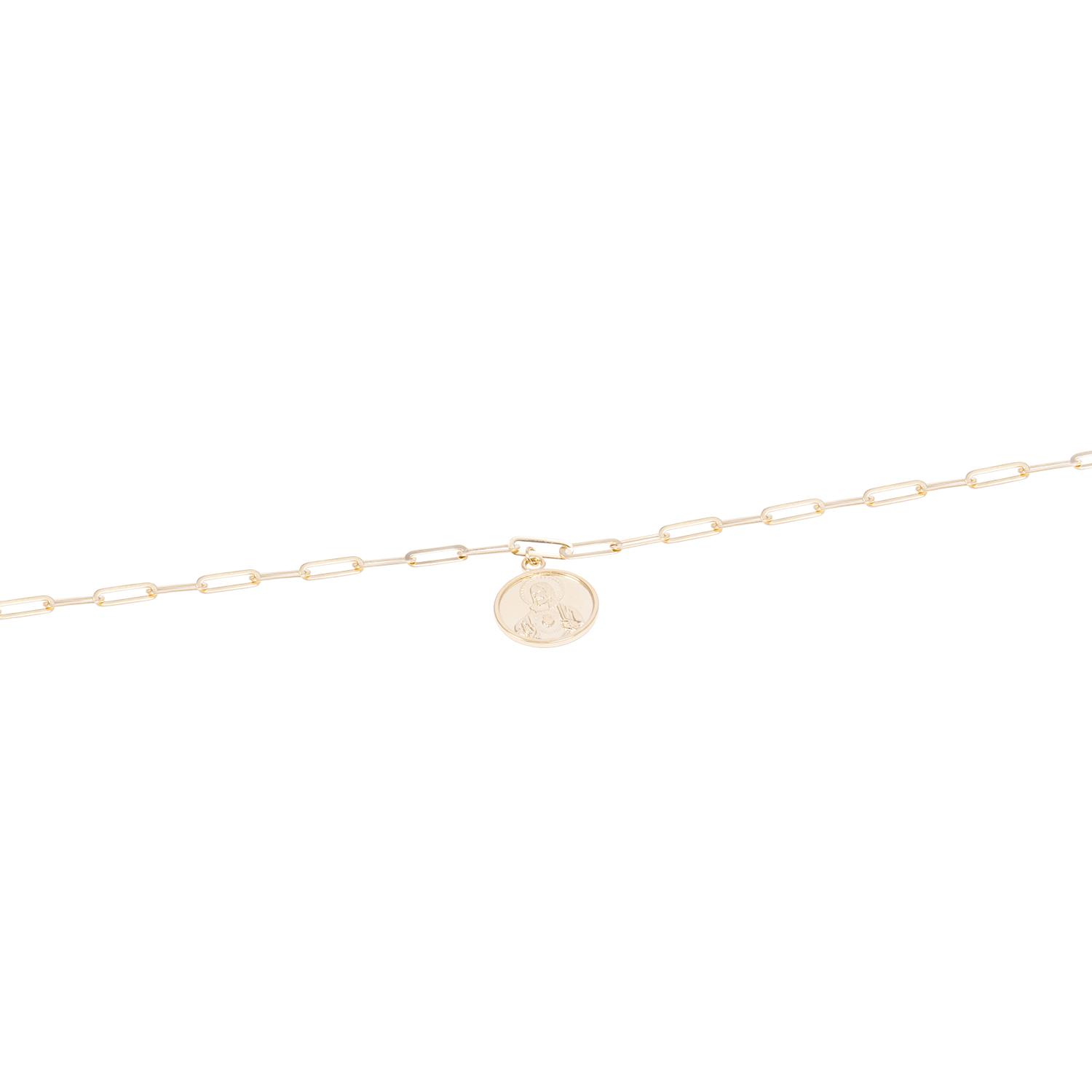 Pulsera de Oro 18kt Sagrado Corazón 3