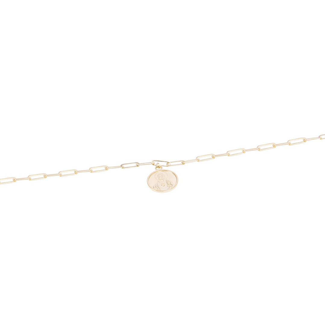 Pulsera de Oro 18kt Sagrado Corazón 3