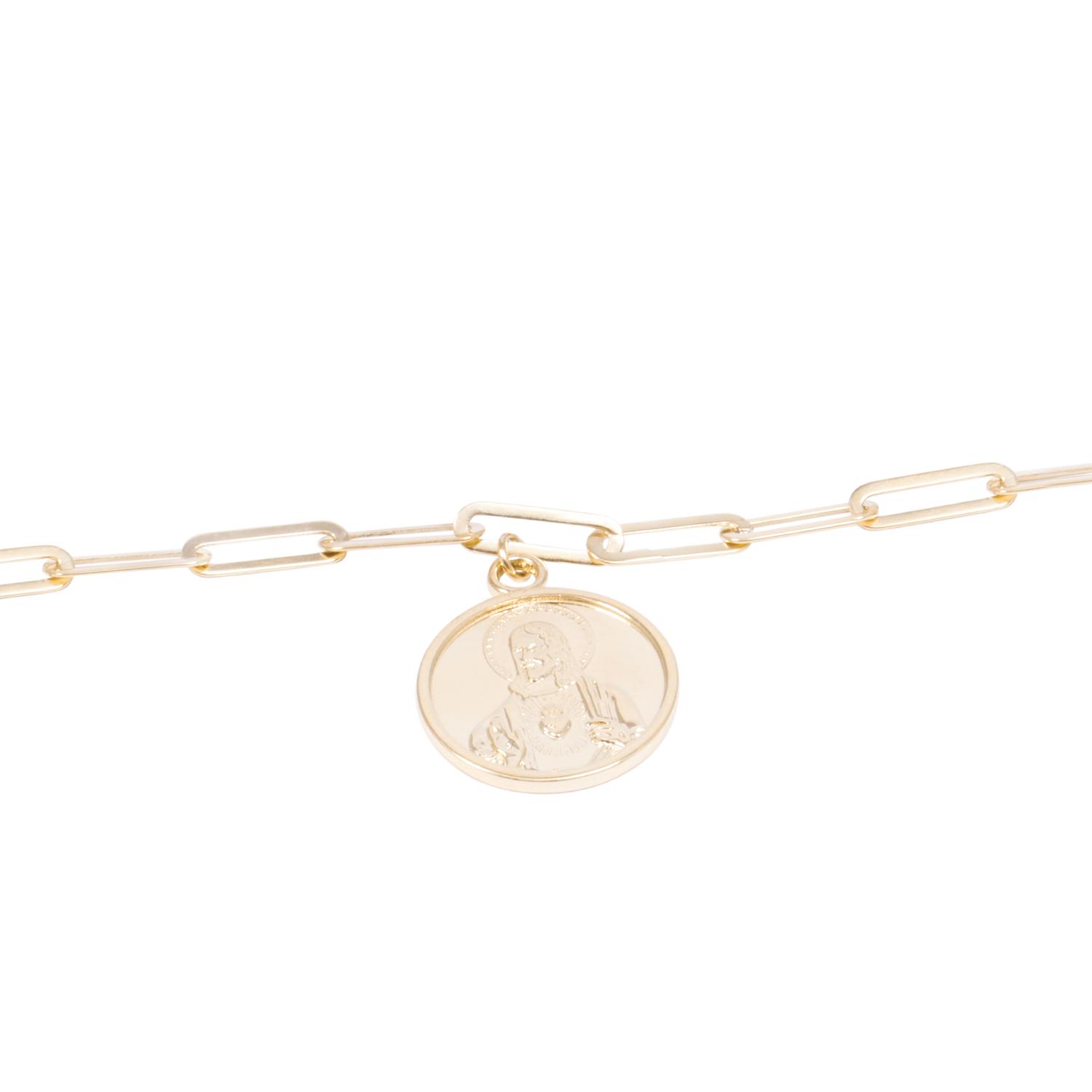 Pulsera de Oro 18kt Sagrado Corazón 2