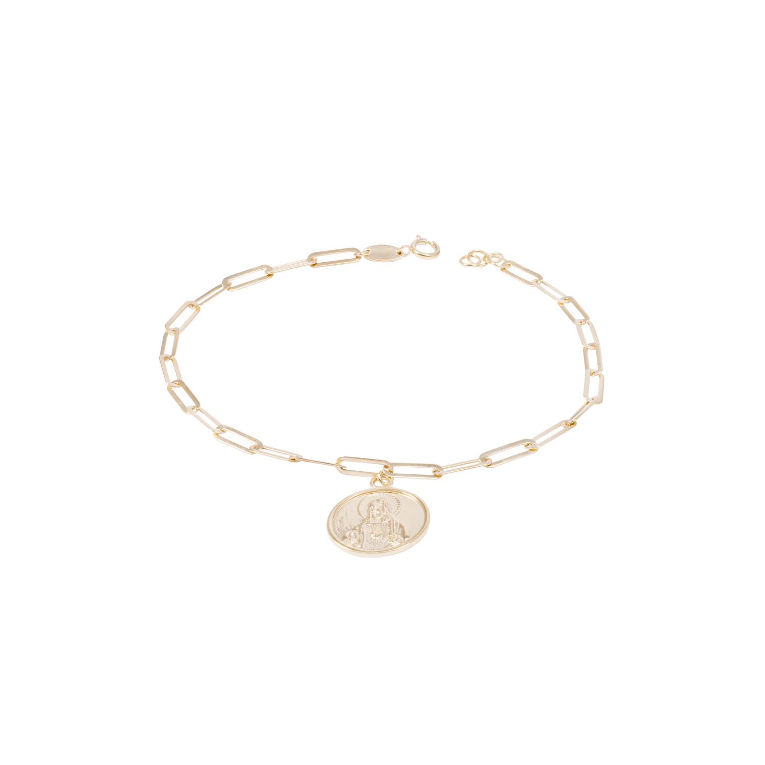Pulsera de Oro 18kt Sagrado Corazón 1