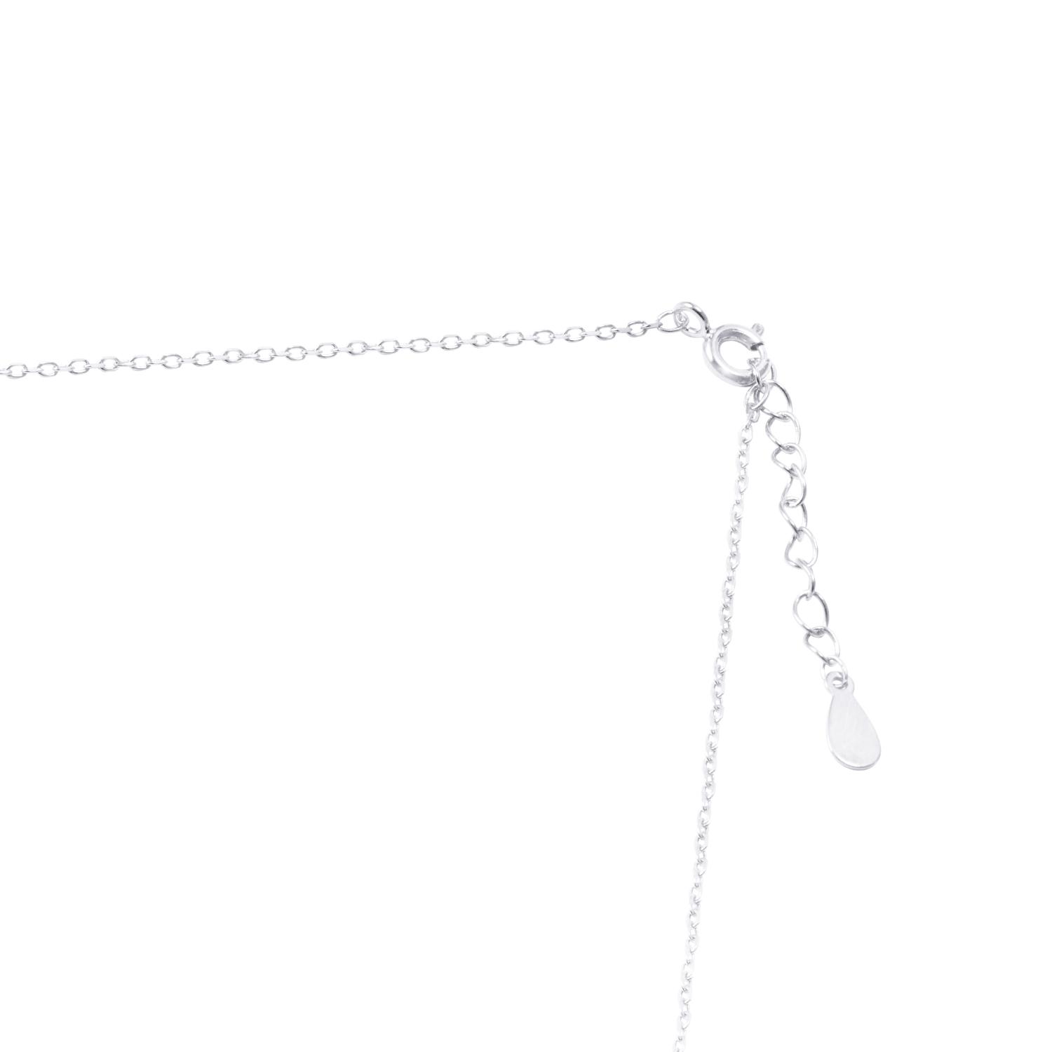 Collar de Plata Esterlina 925 Choker Cruces Colgantes 3