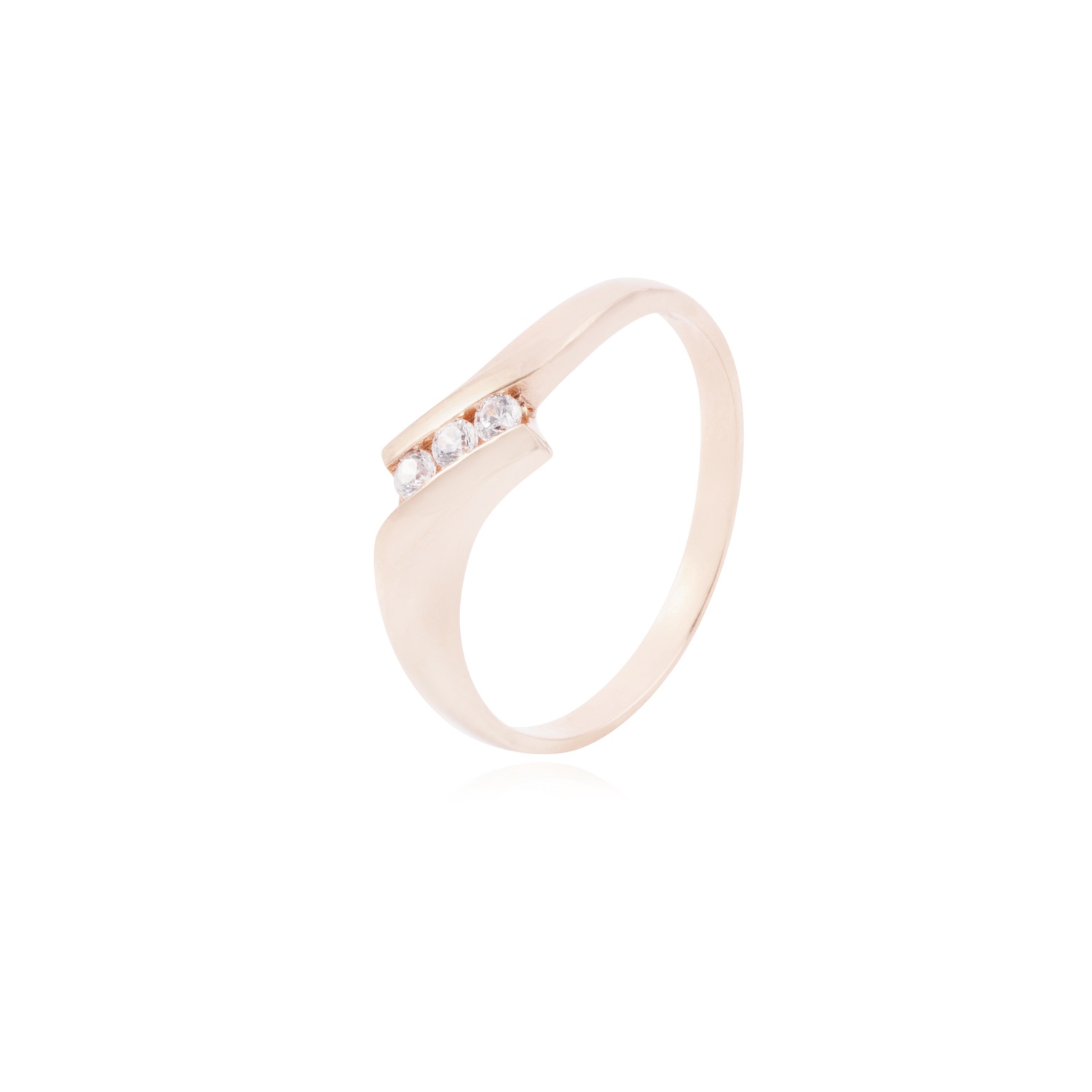 Anillo Oro Miel 18kt Tres Circones 1
