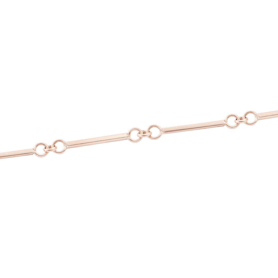 Pulsera Oro Miel 18kt Palitos. 2