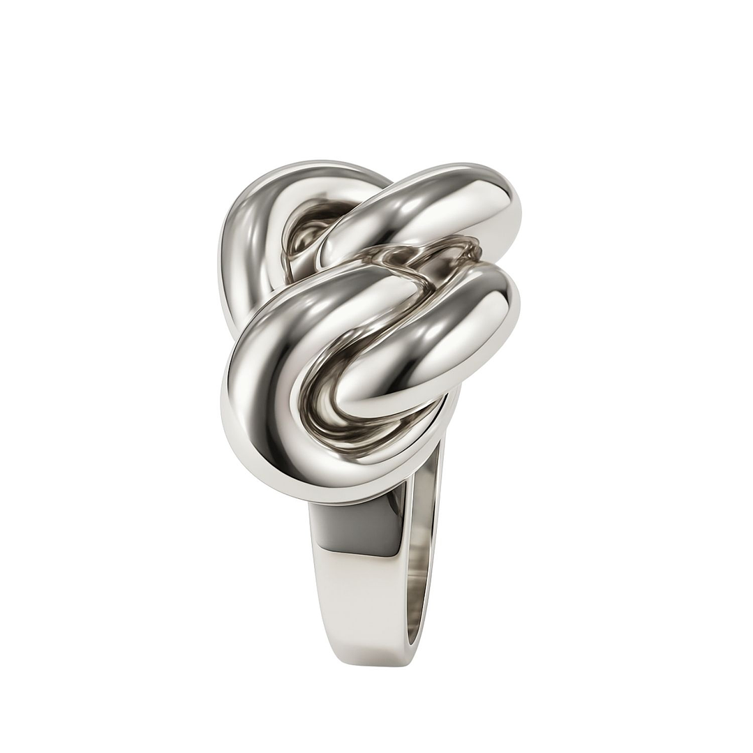 Anillo de Plata Esterlina 925 Trenzado 1