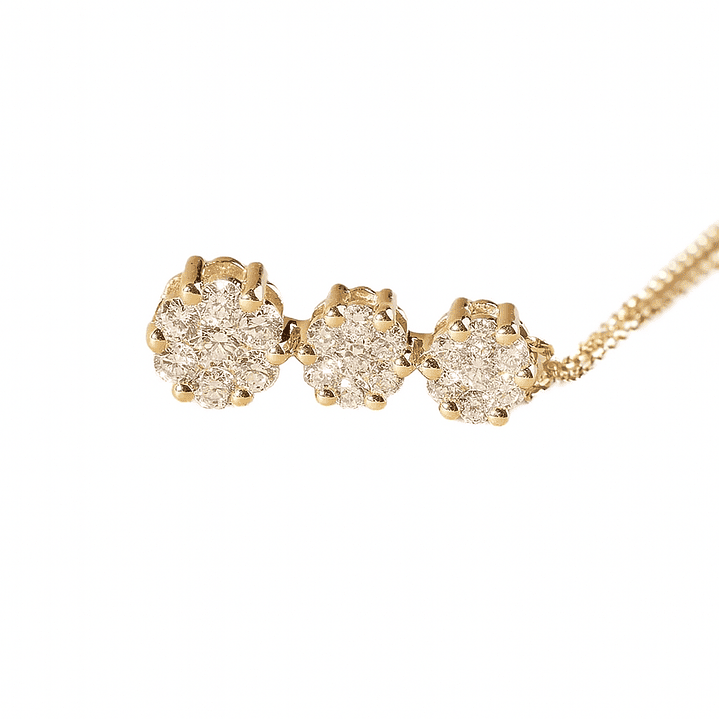 Collar de Oro 18kt con Diamantes 31 Pts Totales SI/H Corte Brillante - By Danielle Costantini 3