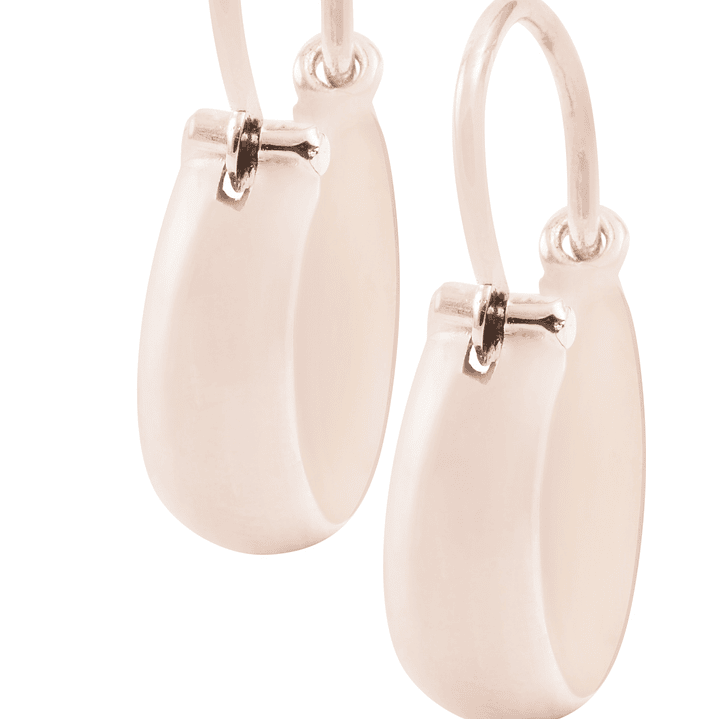 Aros Oro Miel 18kt  Bote 10mm 2