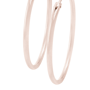 Aros Oro Miel 18kt Argolla 30mm