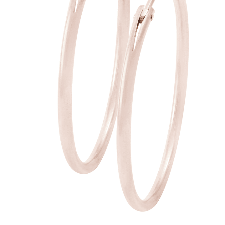 Aros Oro Miel 18kt Argolla 30mm 2