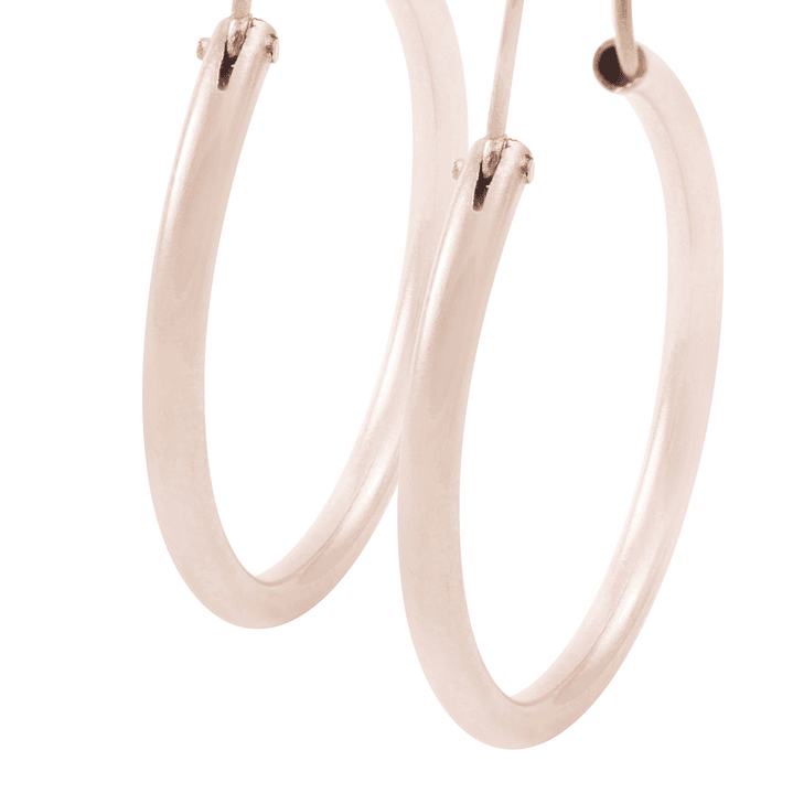 Aros Oro Miel 18kt  Argolla 22mm 2