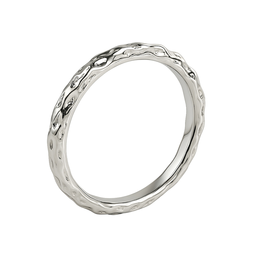 Anillo de Plata Esterlina 925 Ondulante 3