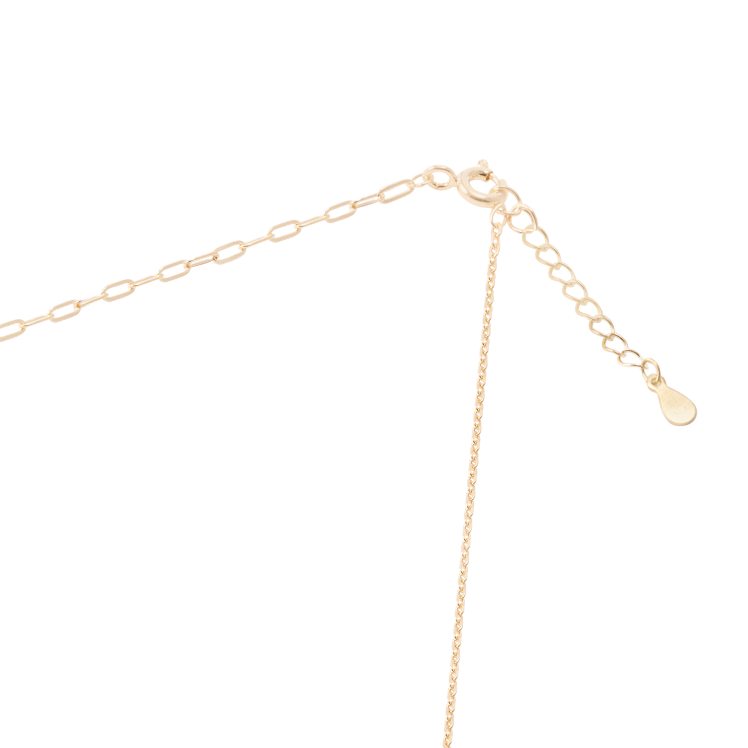 Collar de Plata Esterlina 925 Corazón Estilo Candado Circón Revestidos en Oro 18Kt 3
